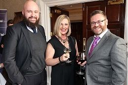 Darragh Kelly with Julie Angus and Colm Brady